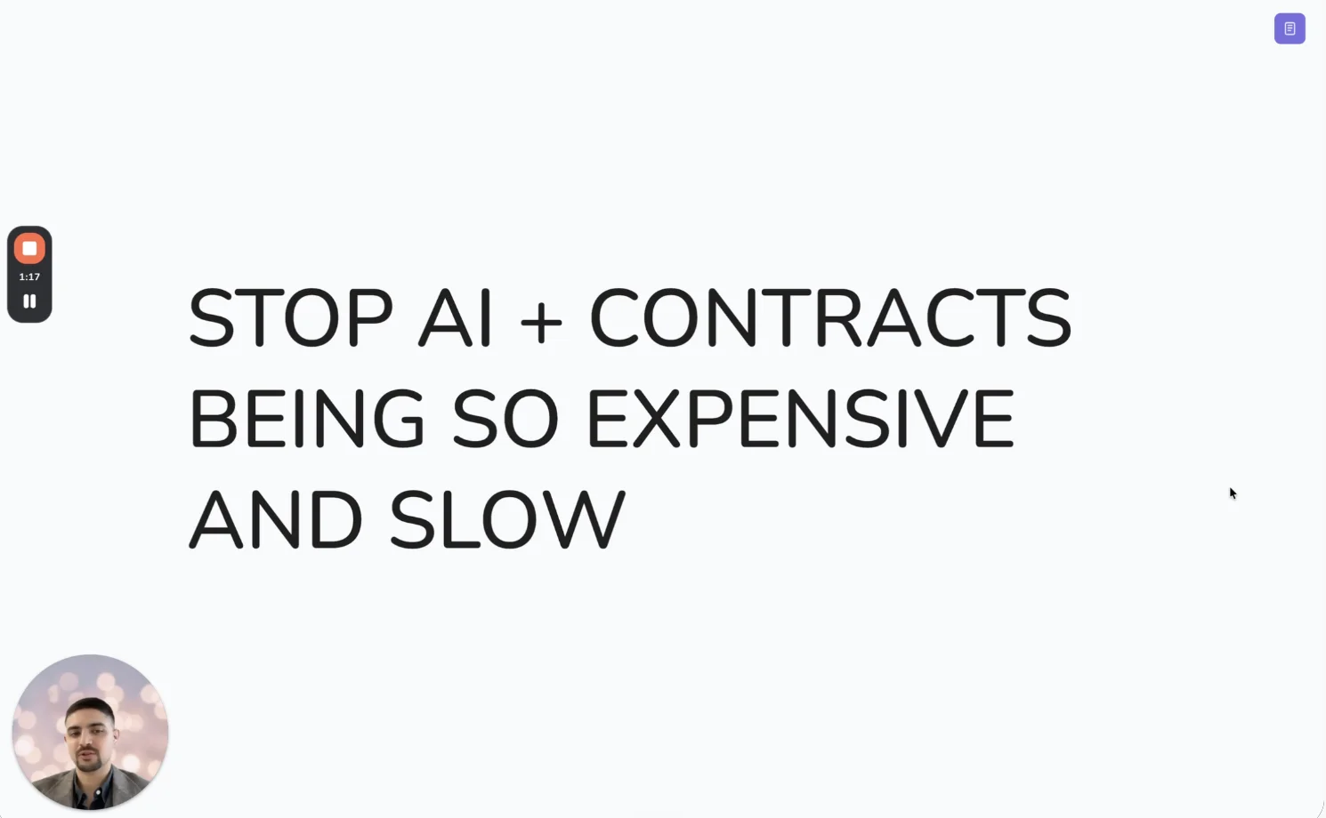 How to Fix AI + Contracts being so Expensive and Slow