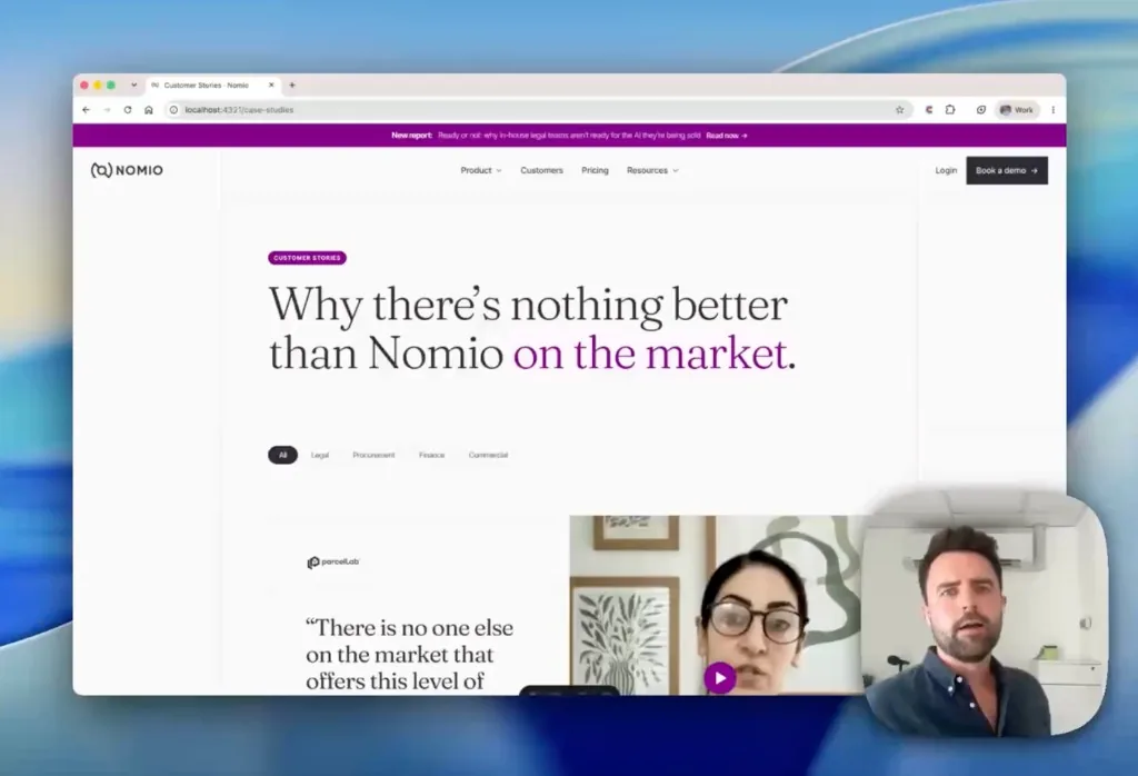 Adding customer logos using the Nomio MCP